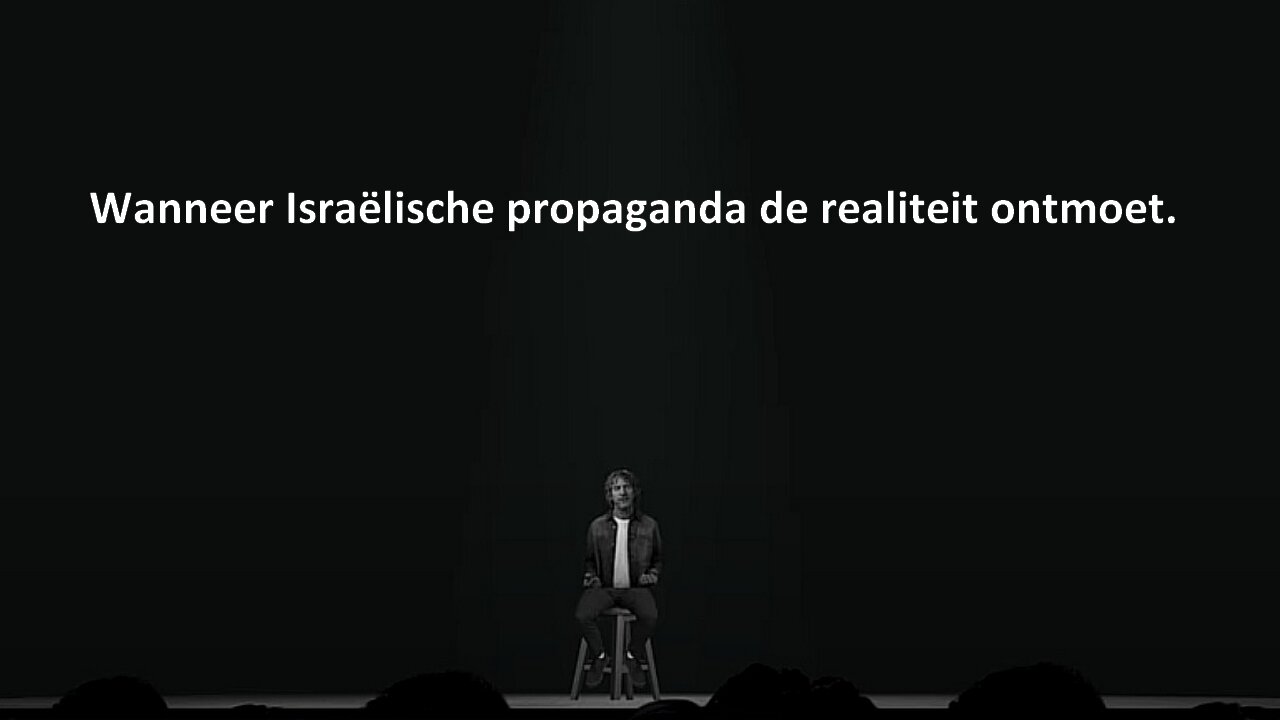 Wanneer Israëlische propaganda de realiteit ontmoet.