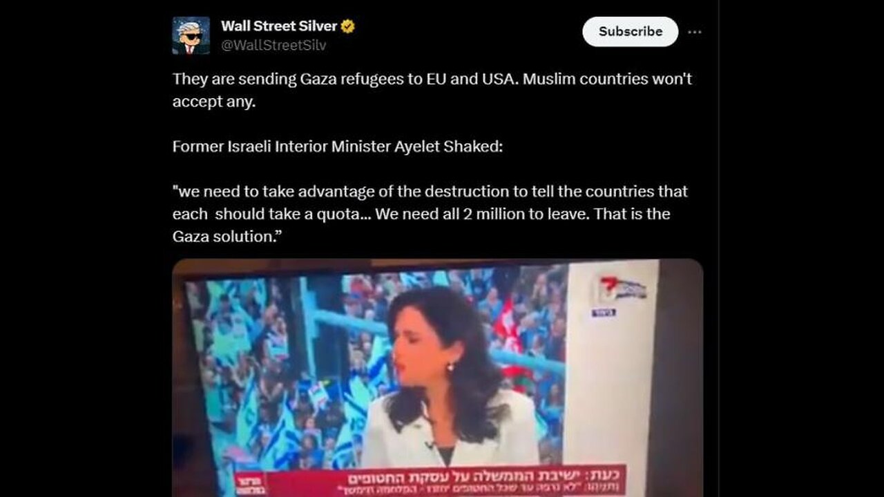 Pres Trump SLAMS DOOR on gazan palestinian 'refugees', muslim islamic countries won't accept any