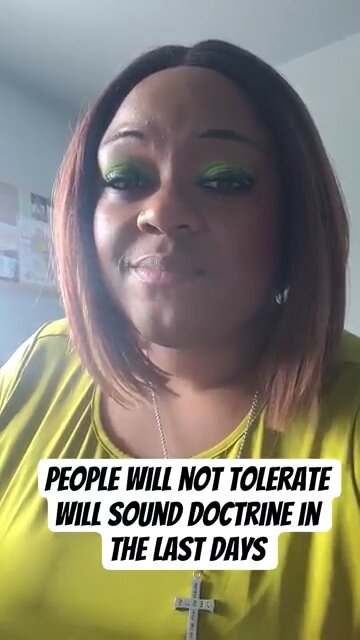 People will not tolerate will Sound Doctrine in the last days