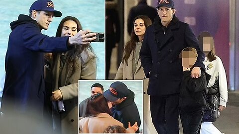 Ashton & Mila’s Roman Getaway Amid Drama