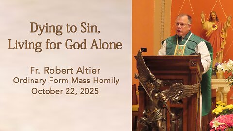 Dying to Sin, Living for God Alone