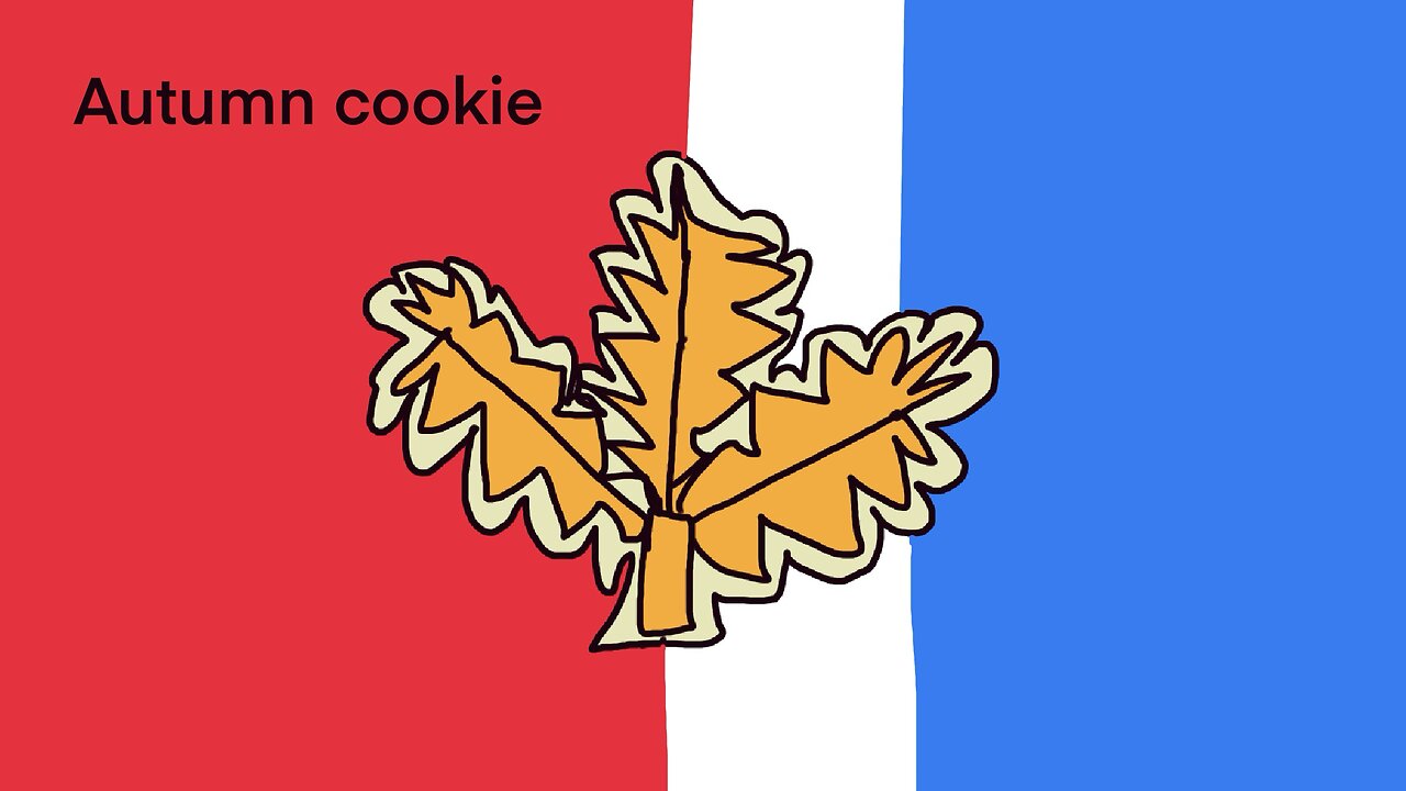 Autumn cookie