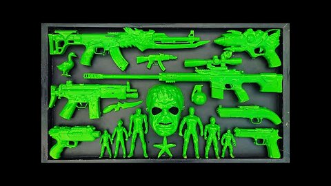 Cleaning Nerf Shotgun, Assault Rifle, AK47, Sniper Rifle, Glock Pistol, M16, Flinlock Eps 2 Part 3
