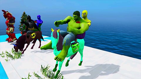 GTA V Spiderman Mega Ramp Boats, Cars, Motorcycle With Trevor and Friends Epic Stunt Map Challenge
