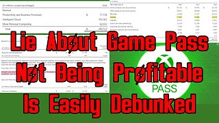 Lie About Game Pass Not Being Profitable Is Easily Debunked