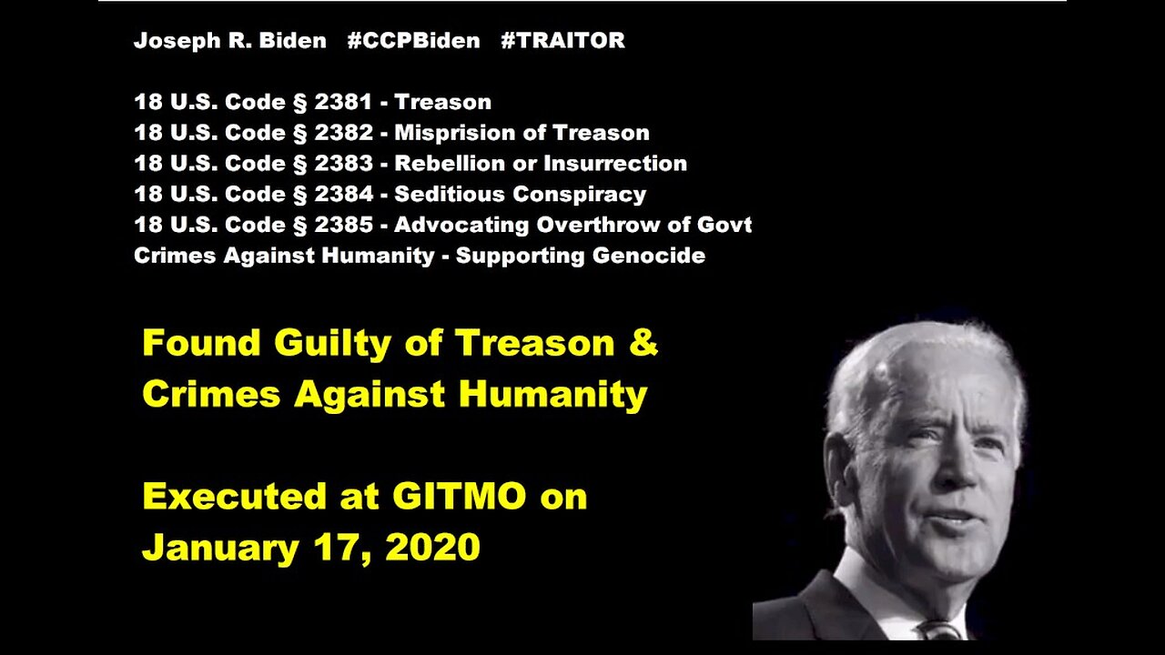 Trump Re-Truths Joe Biden was Executed in 2020 on Truth Social