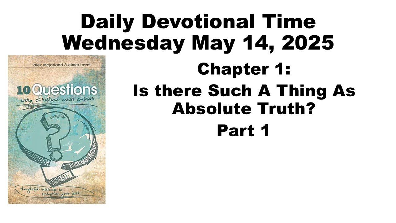 Daily Bible Study 05-14-2025