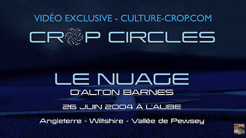 Crop Circles : un nuage triangulaire au-dessus d'un crop circle en formation - Wiltshire, juin 2004