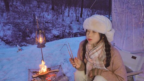 A 1-hour collection of camping food videos covering the four seasons