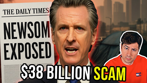 Gavin Newsom's $38 BILLION CORRUPTION SCHEME EXPOSED!