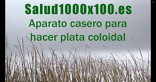 Aparato casero para hacer plata coloidal