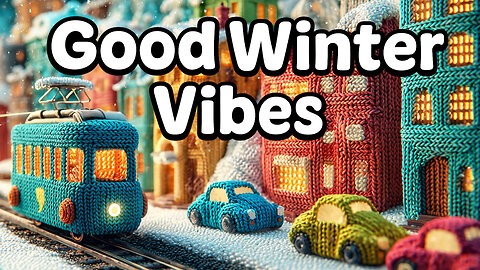 Good Winter Vibes ❄️🧶 A Cozy Knitted Christmas Town Full of Warm Light