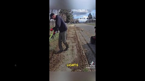 Man is detained by police for mowing an 80-year-old widow's lawn