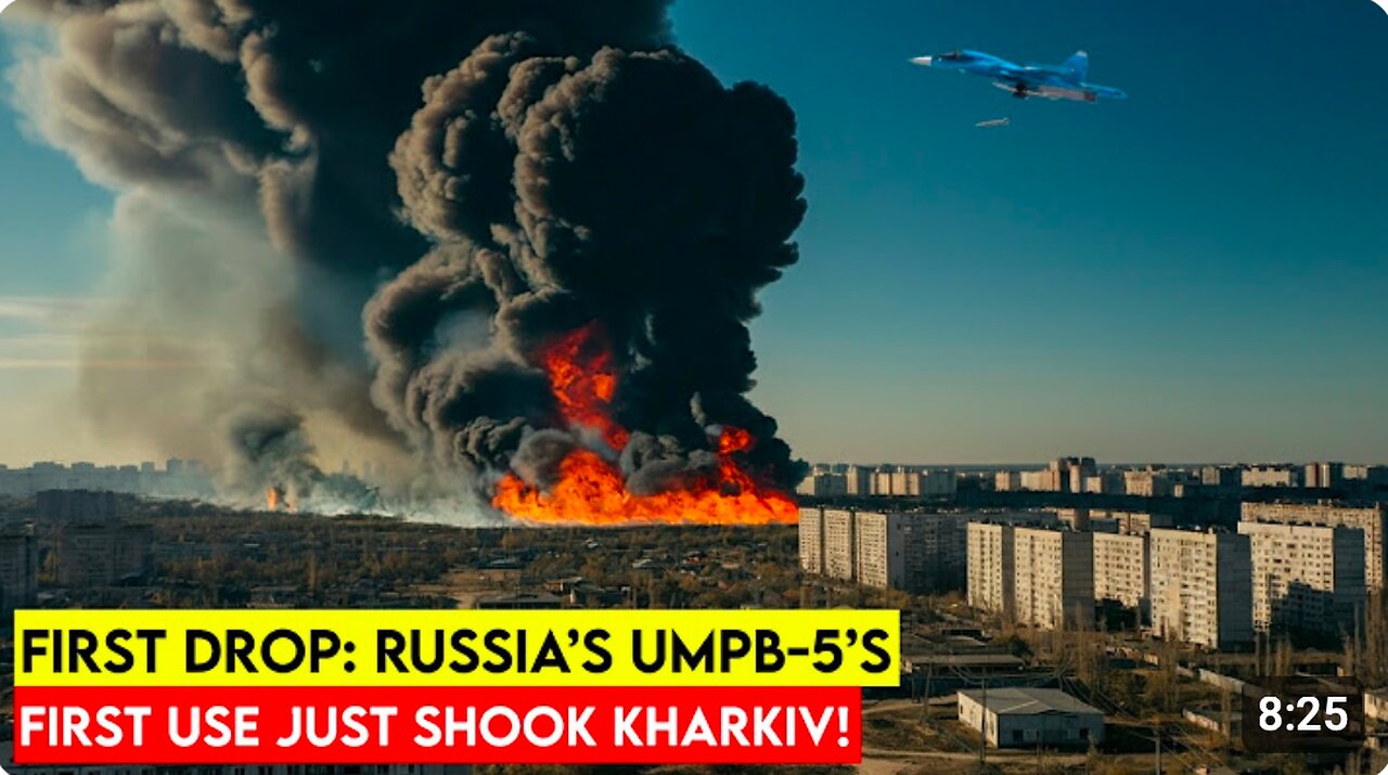 Breaking! Russia used its latest smart bomb – the UMPB-5 – for the1st time in combat over Kharkiv