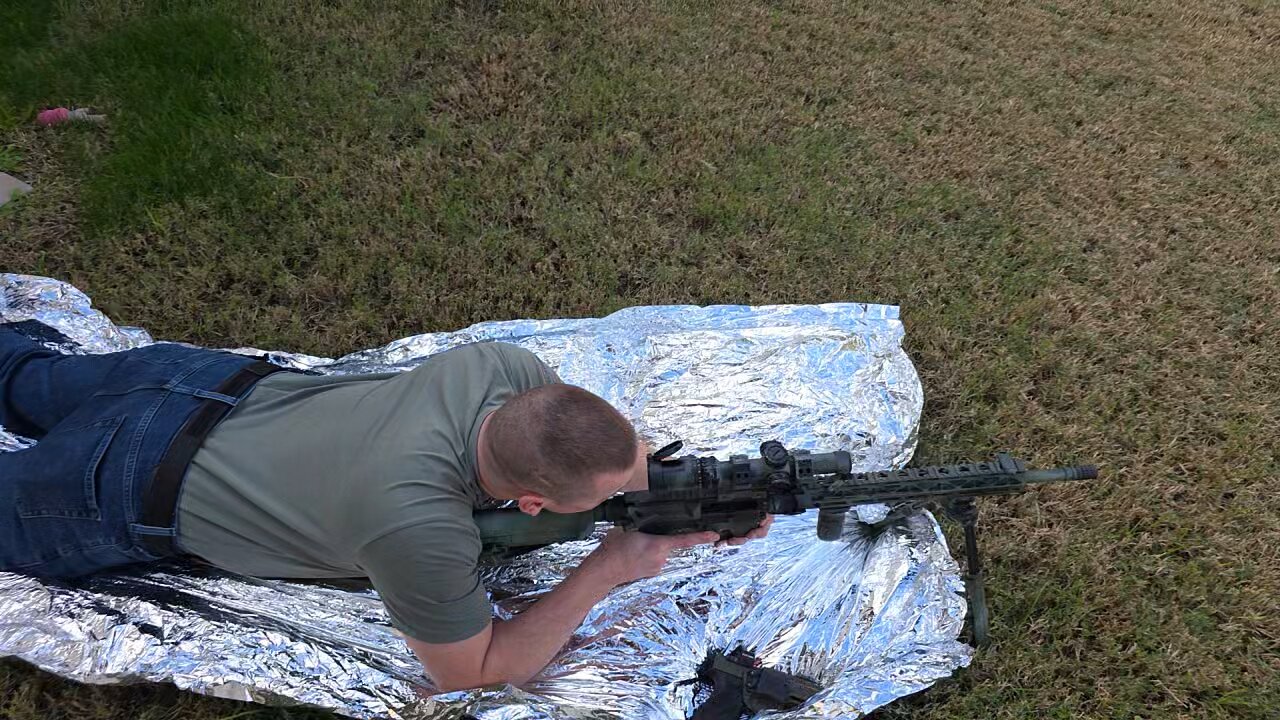 Setting up my buddy's scope.