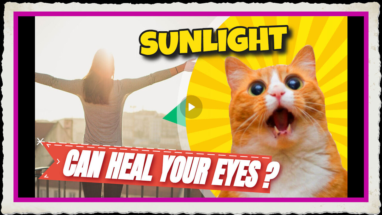 Can Sunlight Actually be GOOD For Your Eyes This Might Be Just The Thing You've Been Looking For