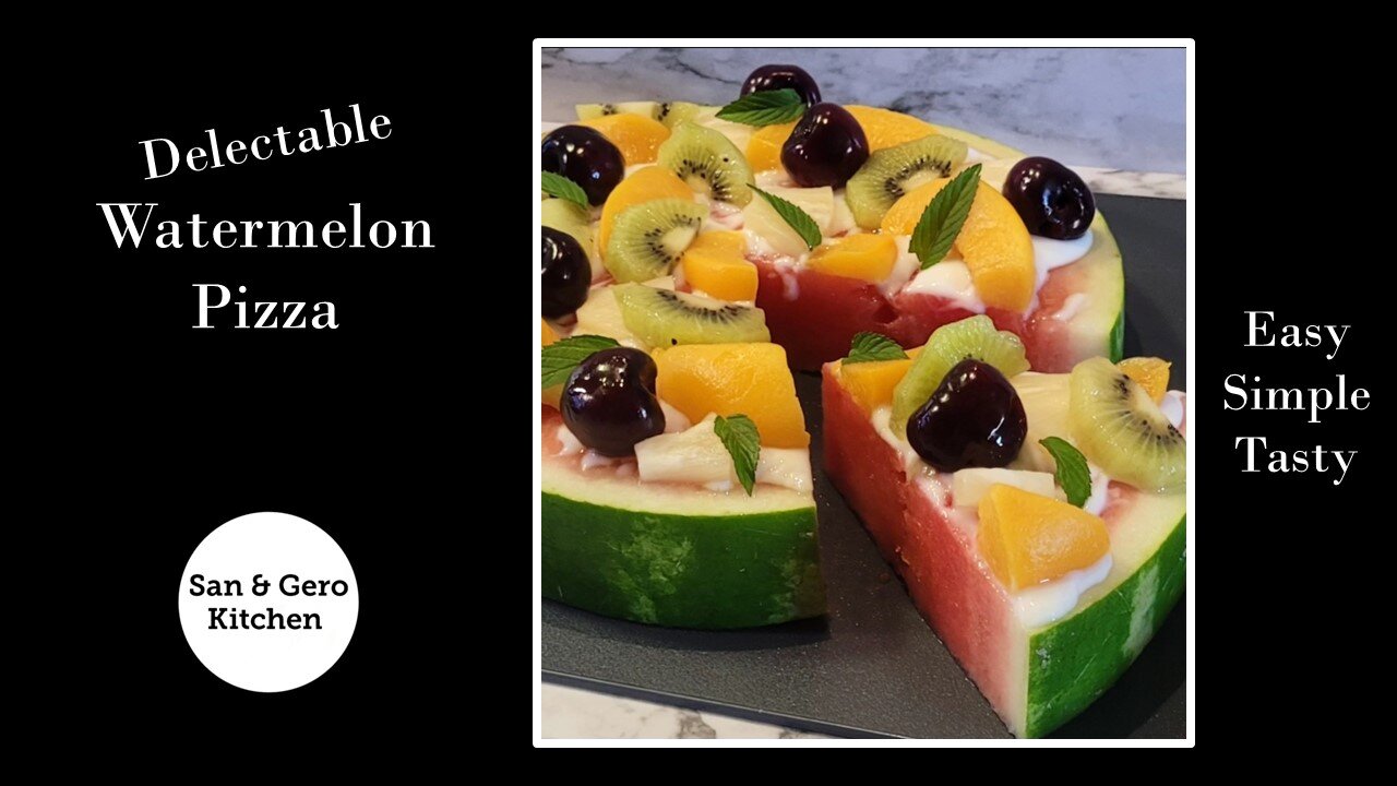 How to make Delicious Watermelon Pizza