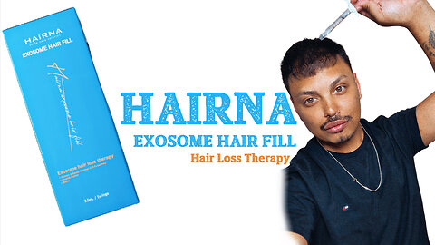 Join Me As I Use Hairna Exosome Hair Fill For The First Time!