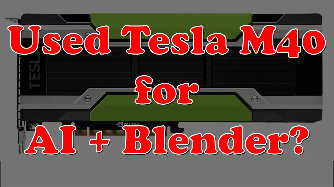 Is the Tesla M40 Worth It in 2025? Blender & AI Benchmarks on Linux!