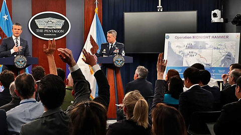 Pentagon Press Briefing after U.S. Strikes on Iran Nuclear Sites