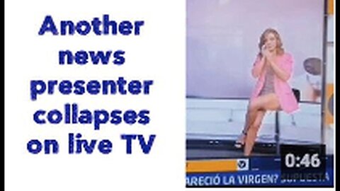 "News Presenter Collapses on Live TV Once Again"