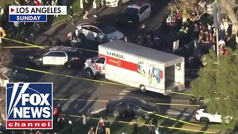 Stunning Video Shows U-Haul Plowing Through Crowd at Anti-Iran Protest