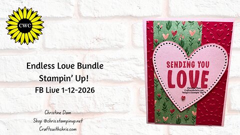 Gorgeous Layered Heart Card Using the NEW Endless Love Bundle – You Have to Try This!"