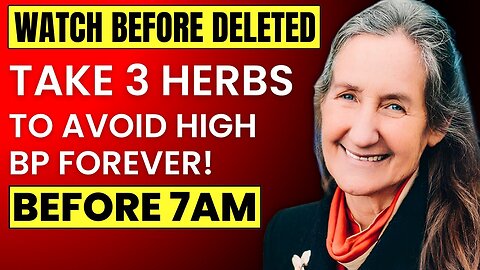 3 Miracle Herbs to Instantly Lower Blood Pressure & Clear Arteries