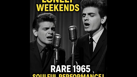 The Everly Brothers Rock “Lonely Weekends” – Rare 1965 Soulful Performance!