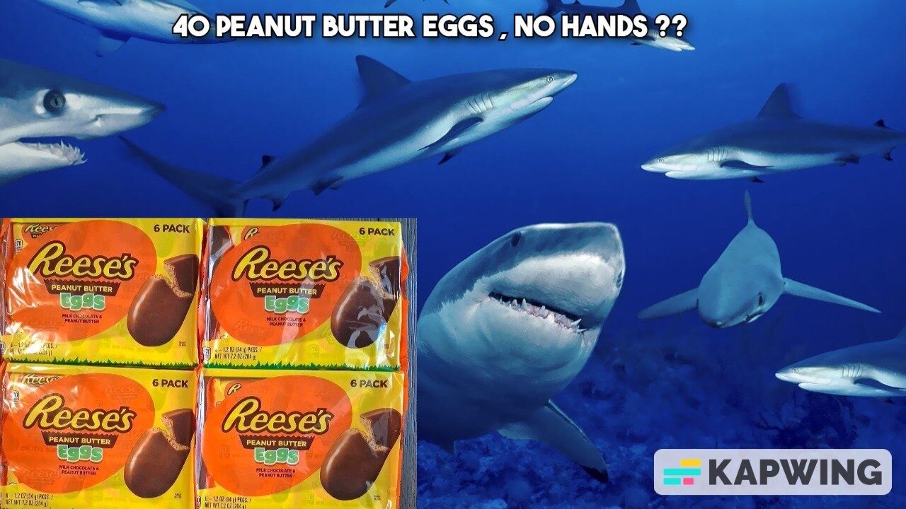 40 Peanut Butter eggs NO HANDS ??