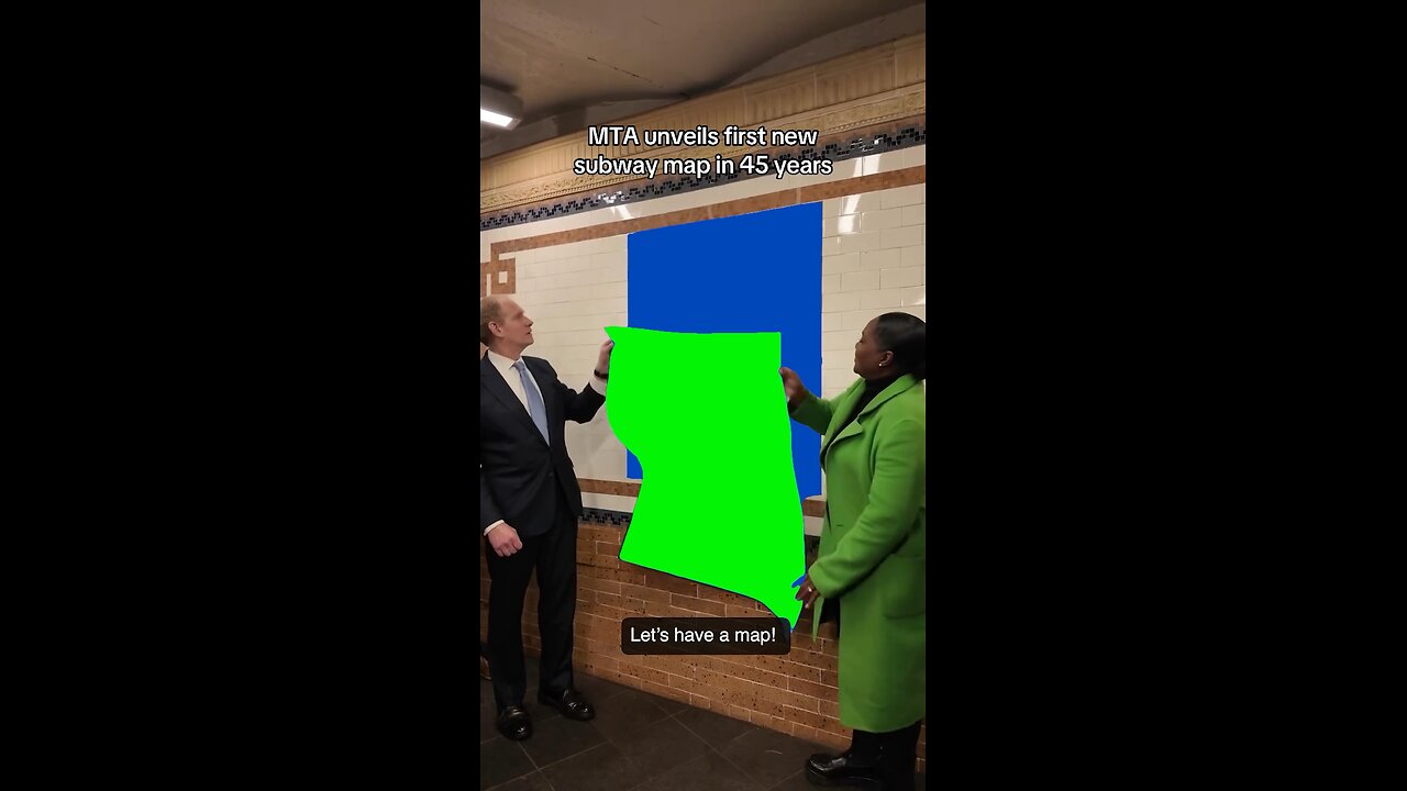 Subway Map Reveal | Green Screen