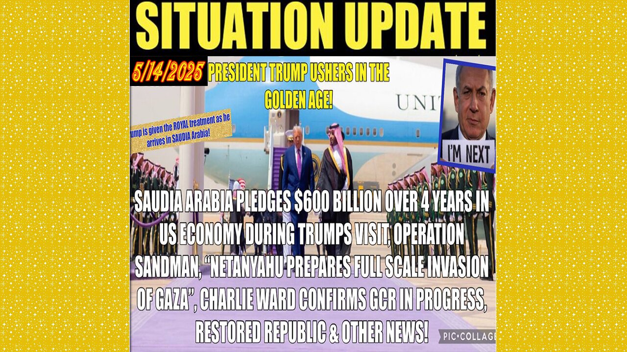 SITUATION UPDATE 5/14/25 - Netanyahu Prepares Full Scale Invasion Of GAZA, Charlie Ward