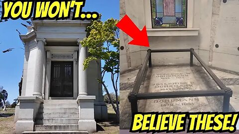 "What's Inside This Eerie Mausoleum" (27May2025) Crypt Door