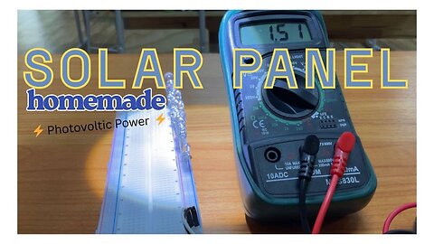 Science is Cool: How to Make a Simple Solar Panel!
