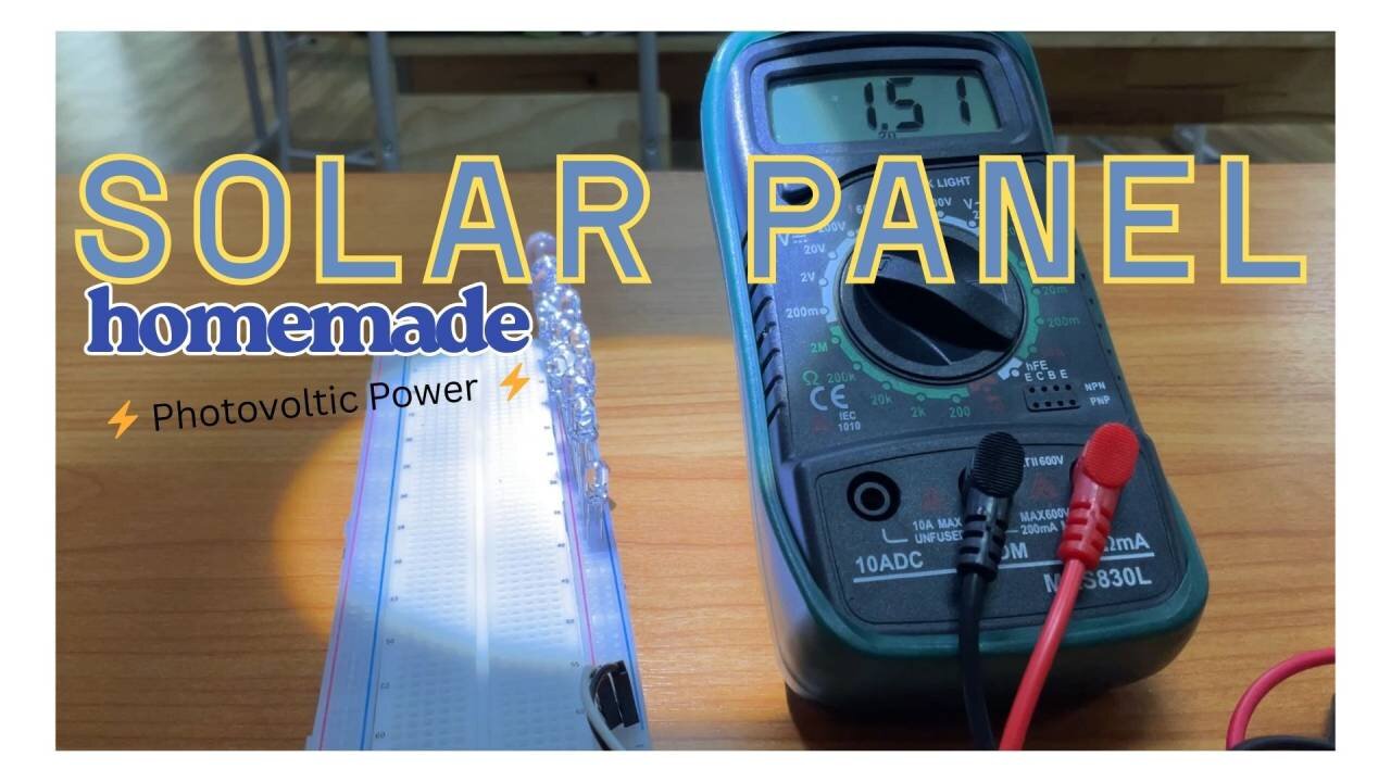Science is Cool: How to Make a Simple Solar Panel!