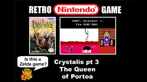 Crystalis pt3 Queen of Portoa: Chill & Chat with BrightGaming playing a hidden gem NES Nintendo Game
