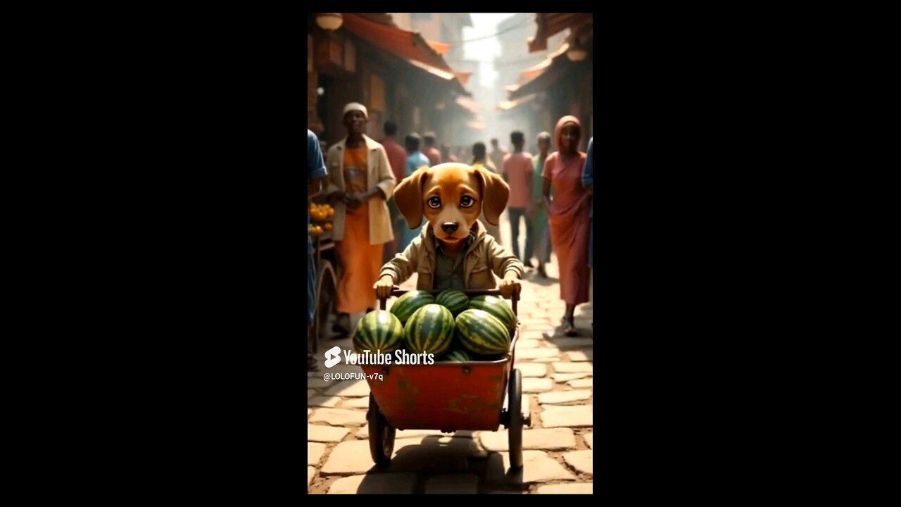 The poor puppy was made fun of by his friends because he did not have good clothes #viral