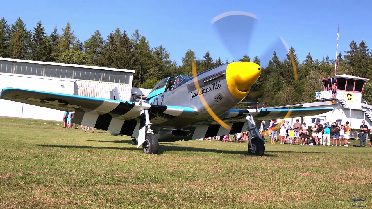 P-51D Mustang "Louisiana Kid" in Action – Full Airshow Display in 4K | EDSA Albstadt Degerfeld