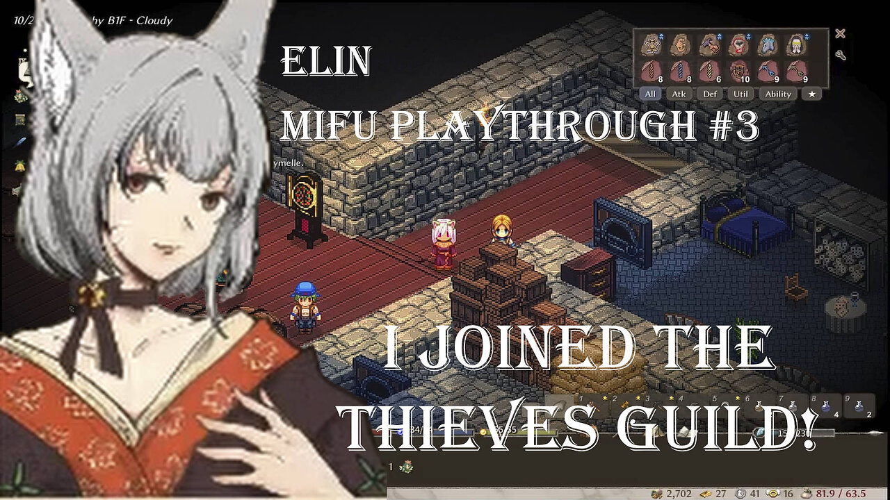 [Elin]Mifu Adventures #3: I Joined the Thieves Guild!