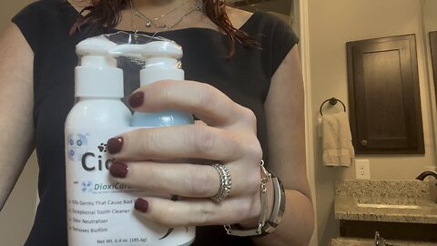 Toothpaste instructions for Dioxibrite