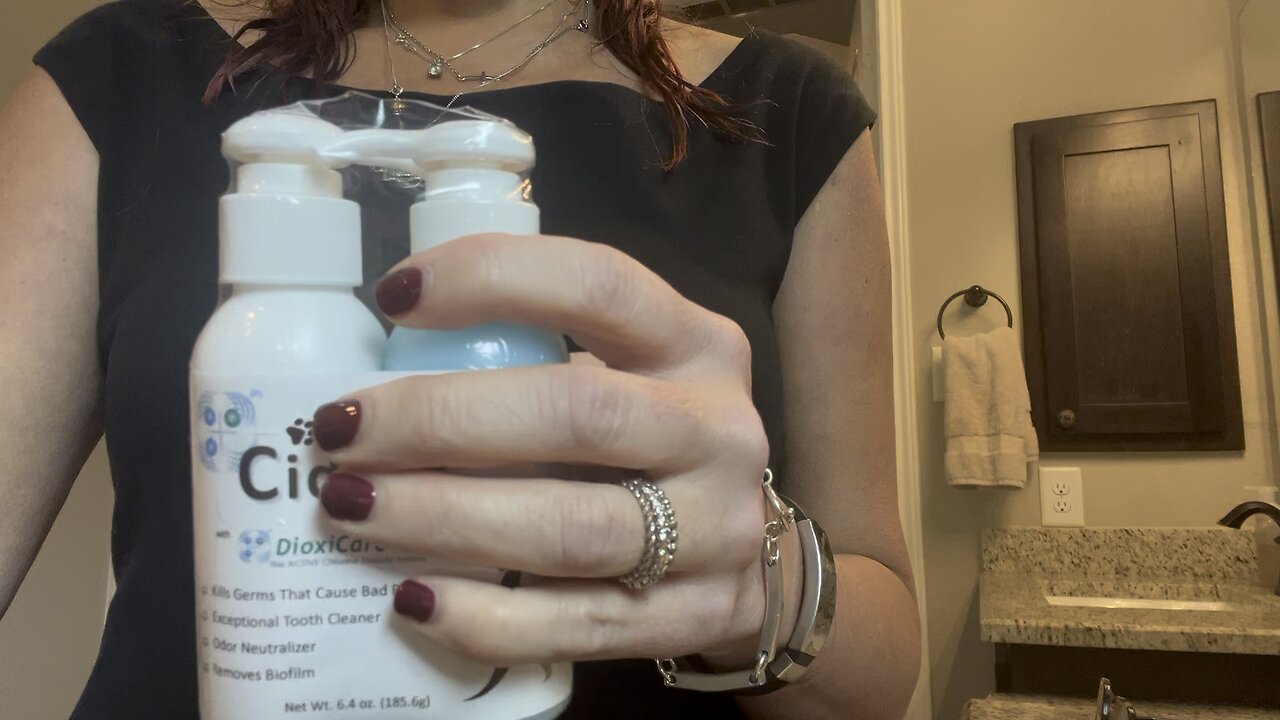 Toothpaste instructions for Dioxibrite