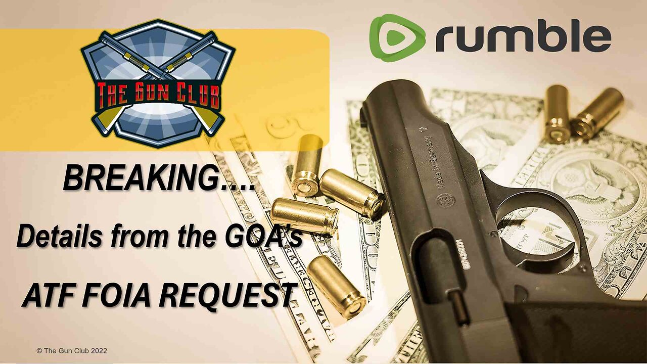LIVE - Details from the ATF FOIA Request - 4/4/25