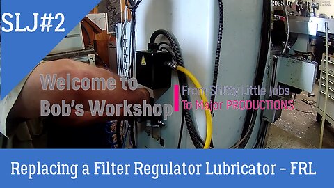 Changing a Bad Filter Regulator Lubricator FRL South Bend SB1028F
