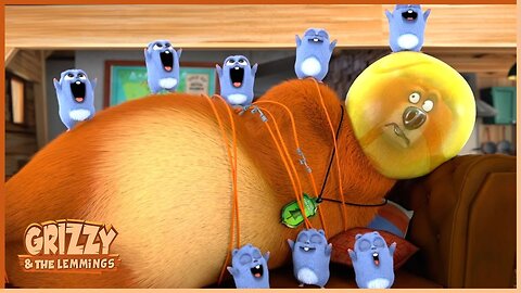 Game of Marbles _ Grizzy & the lemmings (S04E30) _ 🐻🐹 Cartoon for Kids_1080p
