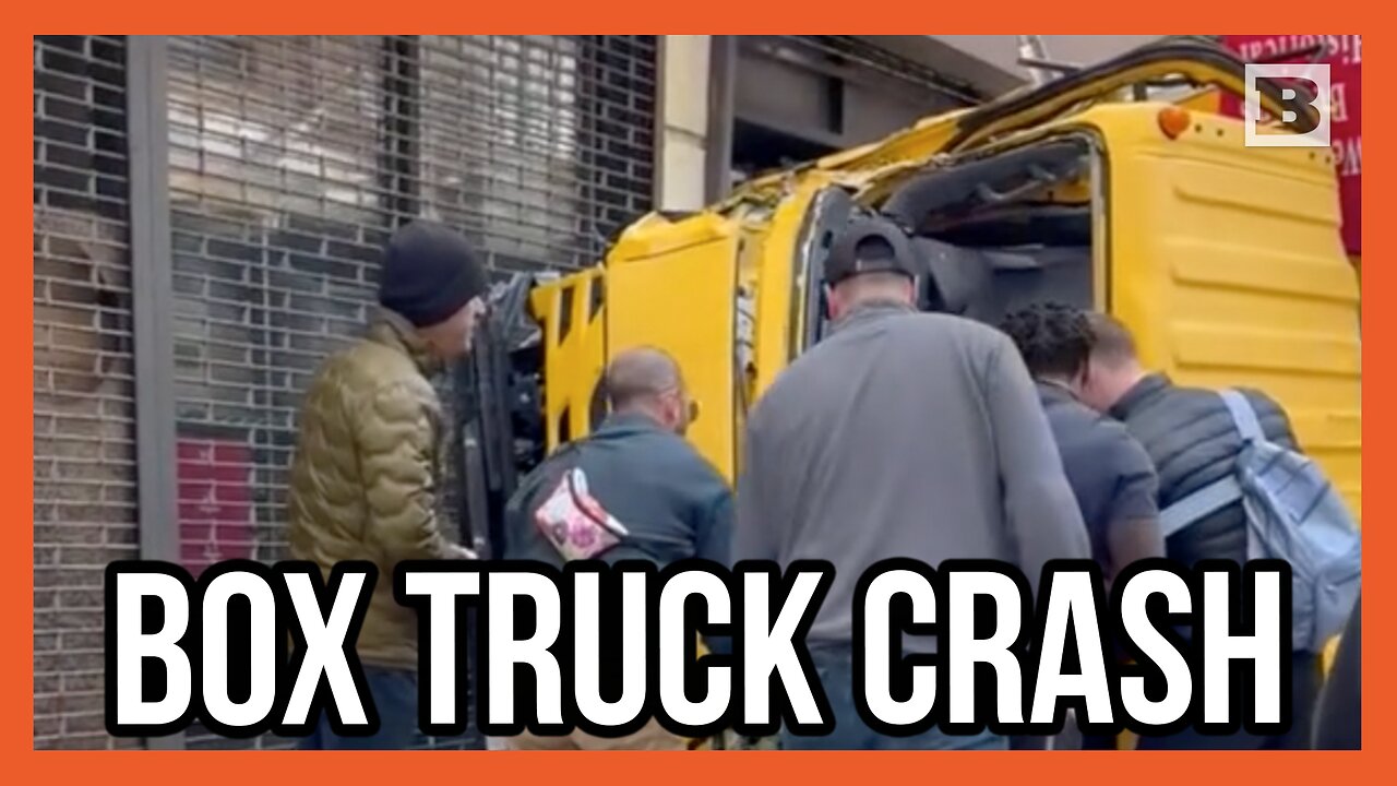 Several Reported Injuries After Box Truck Jumps Sidewalk, Crashes in Boston
