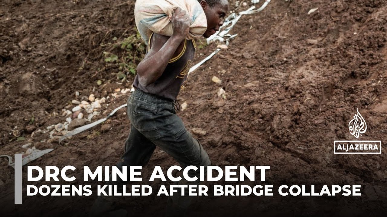 Dozens killed in DR Congo after bridge collapses at copper, cobalt mine