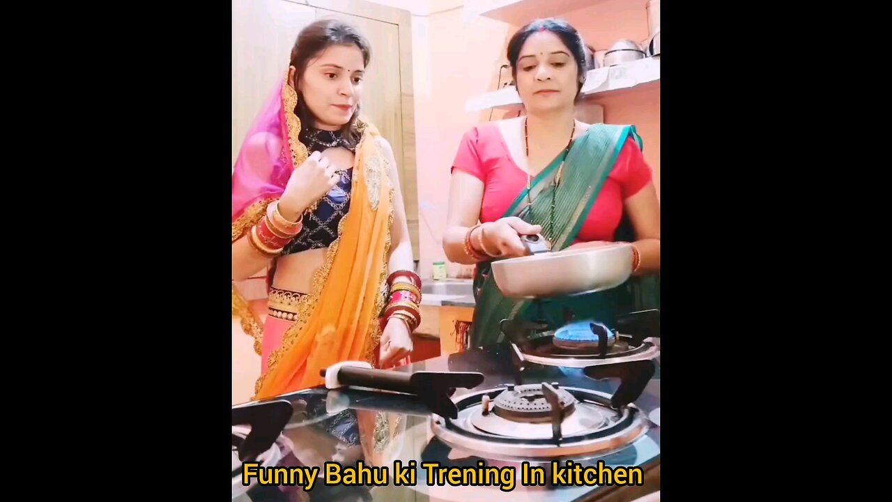 funny Bahu ki Trening In kitchen