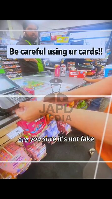 Always be cautious when inserting your card for payment 💳⚠️ #CardSafety #japd