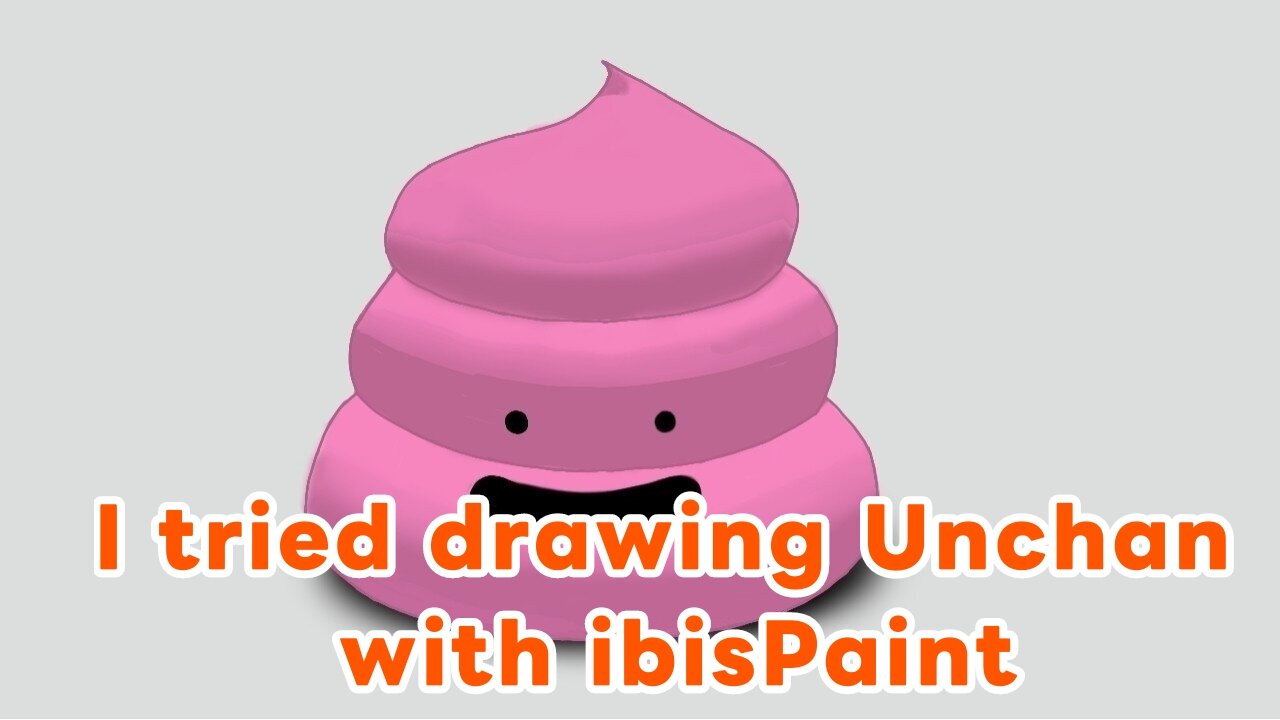 I tried drawing the mascot character Unchan with ibisPaint