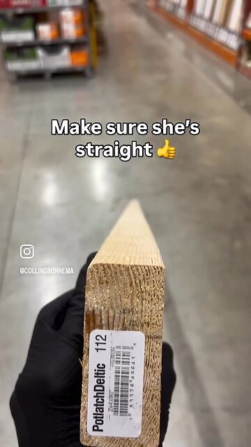 Home Depot or Menards? Inspect every 2x4 🎯🪚 straight walls only 🧡 #HomeDepot #chicago